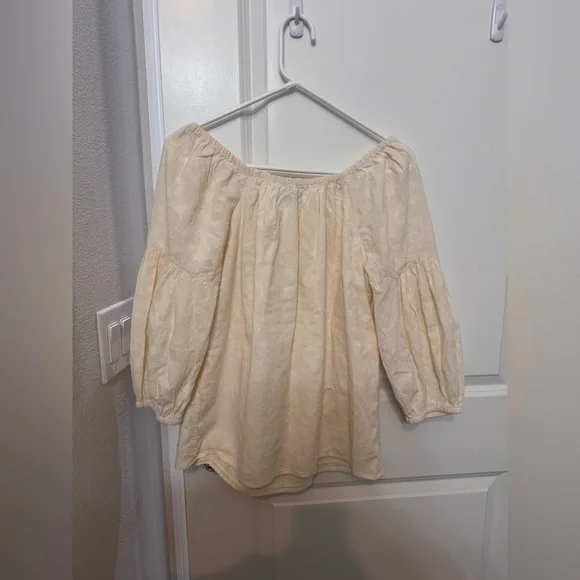 Ralph Lauren Cream Blouse NWT - Picture 4 of 5